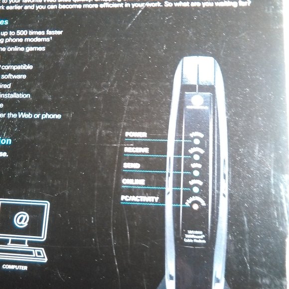 Motorola SURFboard Cable Modem; Model: SB5101U-In Original Box-Last ONE - Picture 6 of 15